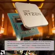 AMD Ryzen 7 5700G 4.6GHz 8코어 16스레드 AMD R7 5700G CPU 16MB L3 캐시 소켓 AM4 프로세서 100% 새제품 (포장 없음)