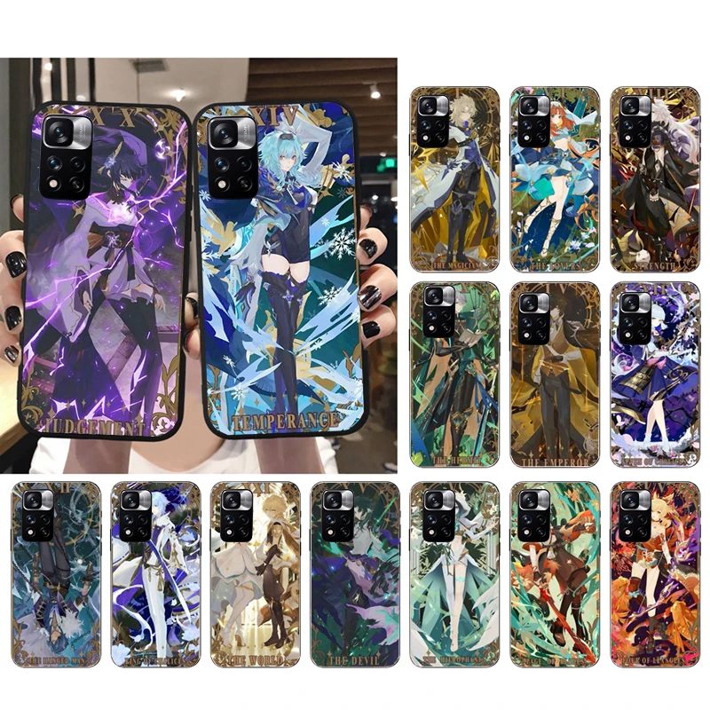 

Genshin Impact Phone Case for Xiaomi Redmi Note 12 Pro 11S 11 10 Pro 9Pro Note9 10S Redmi 10 9C 9A Funda