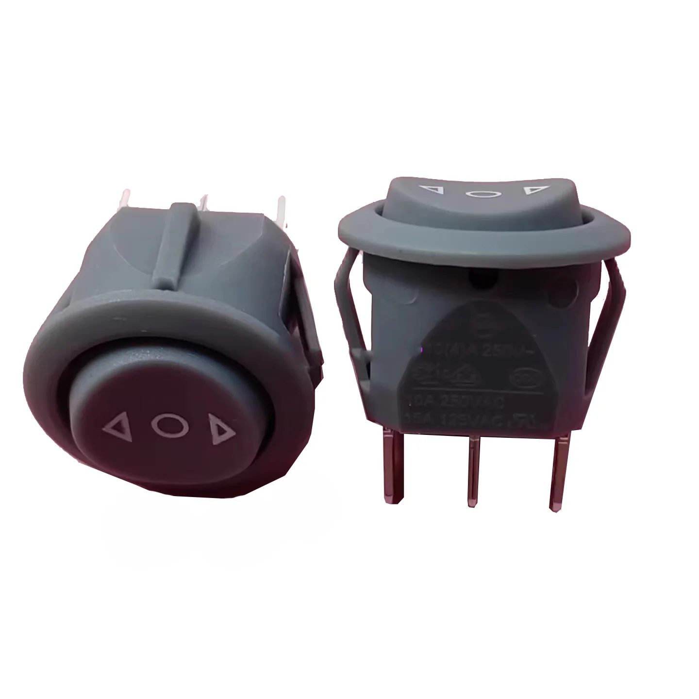 Original genuine medical ship type switch RC65 round grey double reset opening 20MM 10A250V