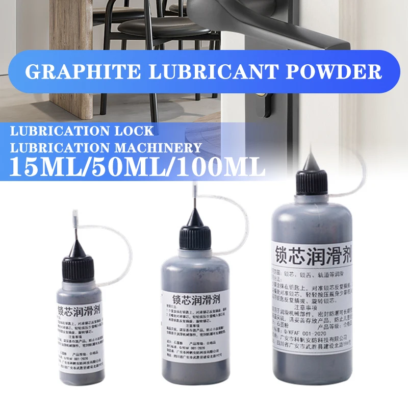 15/50/100ml Non toxic Lubricant Maintaining Graphite Powder Engine