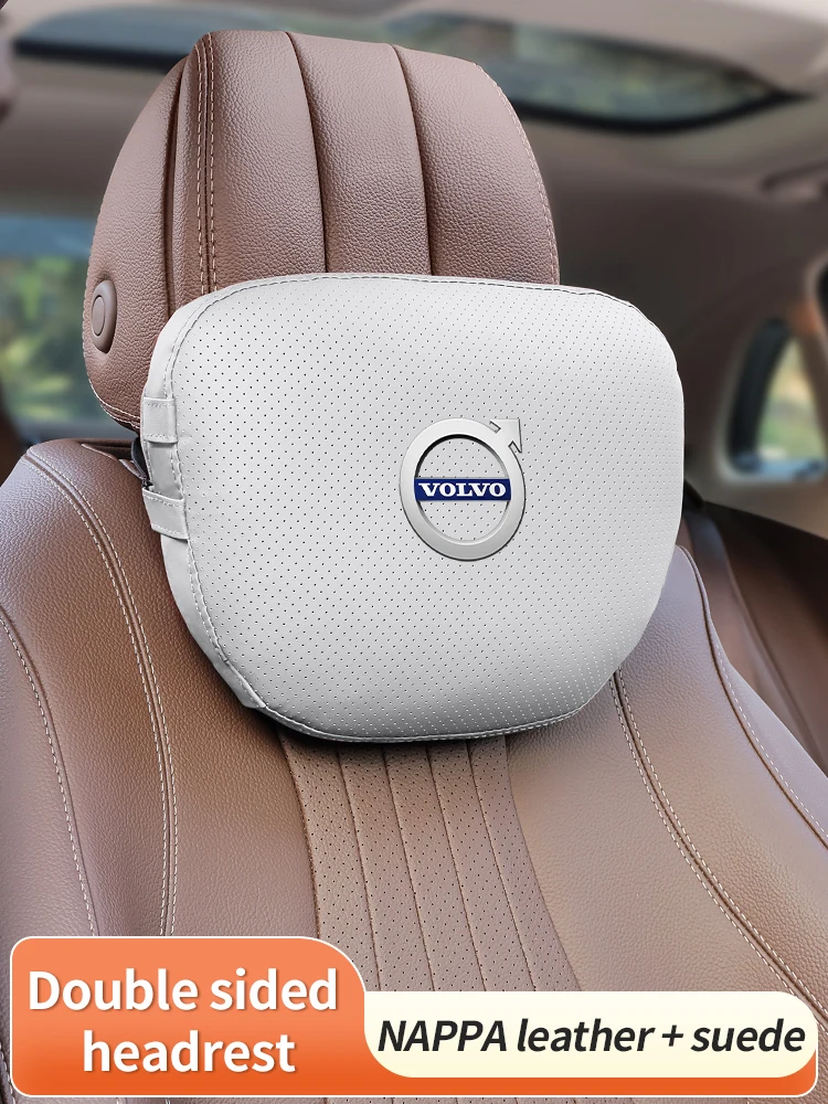 Volvo XC40 XC60 XC70 XC90 C30 C70 S60 S90 V40 V50 V60 V90 T5 T6 Car Headrest Neck Support Seat Lumbar Cushion Soft Neck Pillow car pillow car headrest car neck pillow car lumbar cushion