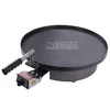 56cm Portable Pancake Pot Circular Gas Iron Plate Pot Commercial Stall Snack Equipment 6