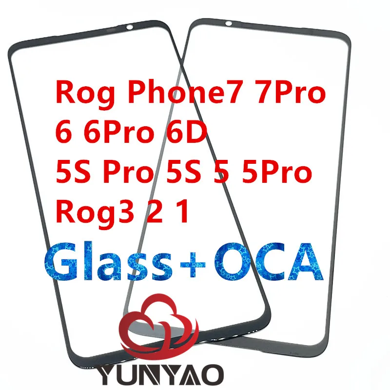 

Replacement LCD Front Touch Screen Glass Outer Lens For Asus ROG Phone 7 6 Pro 6D 5S 5 3 2 1