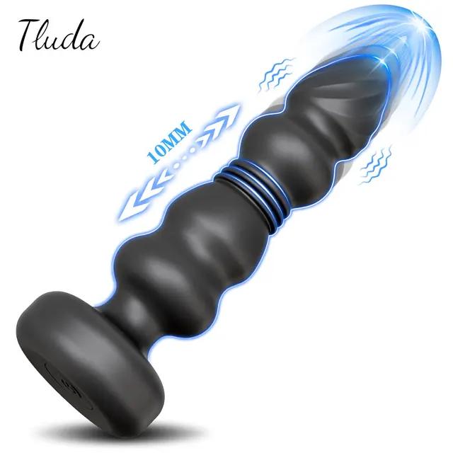 Stoßende Vagina G-Punkt Vibrator für Frauen Anal Vibrator Butt Plug für Männer Prostata-Massagegerät für Homosexuell Anal Plug Sexspielzeug für Frauen 1