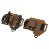 Men Genuine Leather Tool Pocket Keychain Flashlight Pen Knife Storage Wear Resistant Durable Retro Outdoor Sports Folding Pocket 5