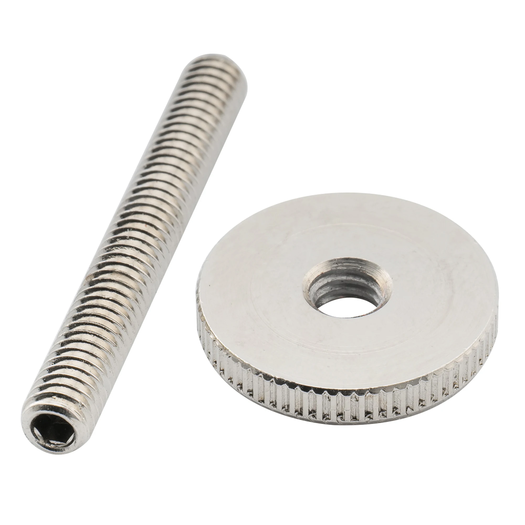 Musiclily Pro Metric Size ABR-1 Style Tune-o-matic Bridge M4 Montagepfosten- und Daumenrad-Set für Epiphone LP-Gitarre (2er-Set) – Detail 5