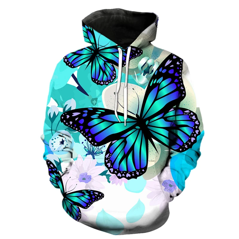 

Exquisite Cartoon Butterfly Pattern 3D Print Hoodie Sweatshirt Men Women Fashion Sweatshirts Harajuku Streetwear Kids Hoodie