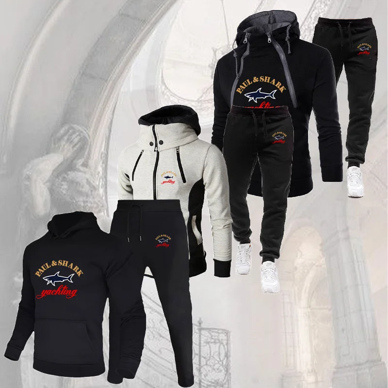 Jogging ABARTH Survêtement Homme 2 Pièces Fashion à Capuche Confortable Marque Luxe Ensemble