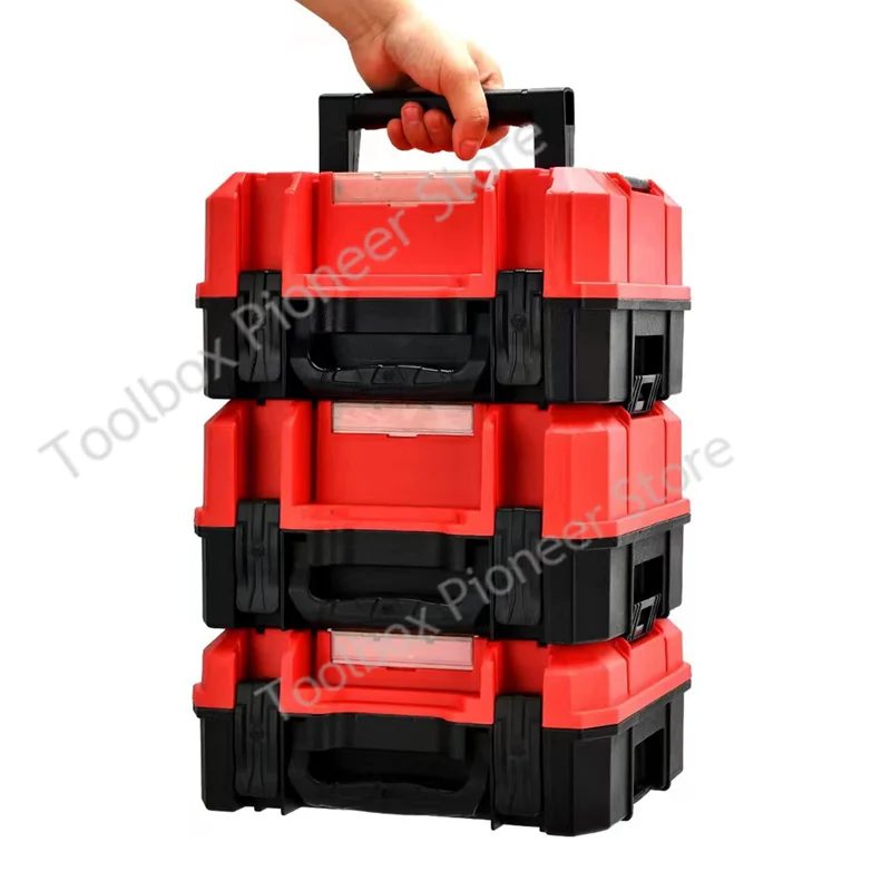 Piece Box Toolbox For Mechanics Hard Plastic Tool Organizer Suitcase Large Empty Tool Box Set Hard Case Drill Tools Storage tool storage box plastic tool box storage organizer box
