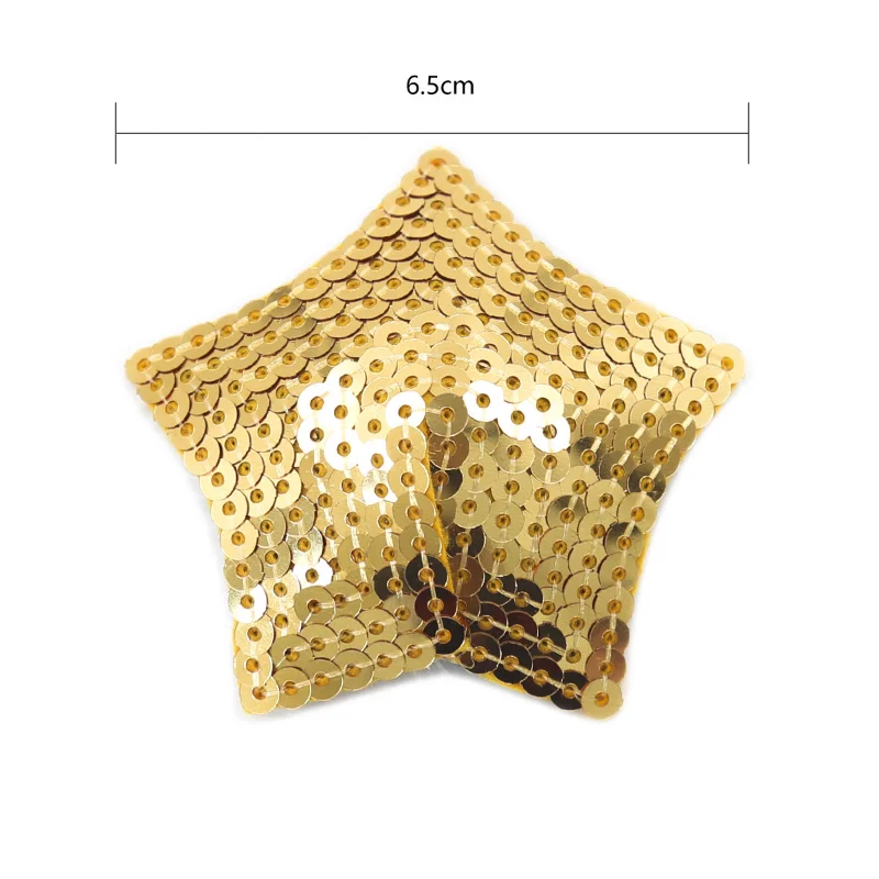 1Pair Sequin Pasties Stickers Women Lingerie Breast Bra Nipple Cover Self Adhesive Star Shape Bra Nipple Cover 4