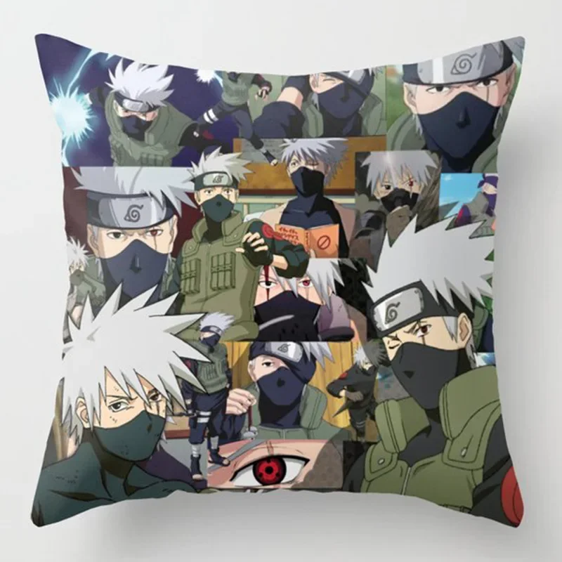 Naruto Red Cloud Uchiha Itachi Decorative Square Pillow Cover