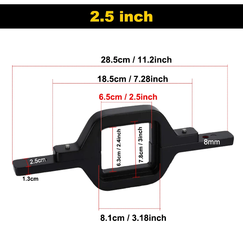 1PC Auto Anhängerkupplung Montage Halterung Für Offroad SUV Lkw Anhänger Auto Halterung Kit für Led Bremse Backup Reverse licht – Detail 1