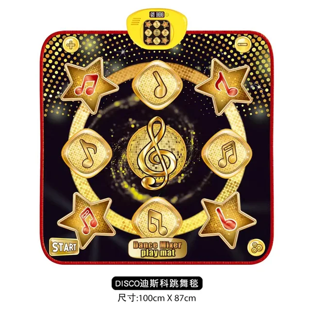 Children's Dance Mat Educational Sports Toys For Kids Anti-Slip And Kids-Friendly Material LED Lights Adjustable Volume Multiple 3