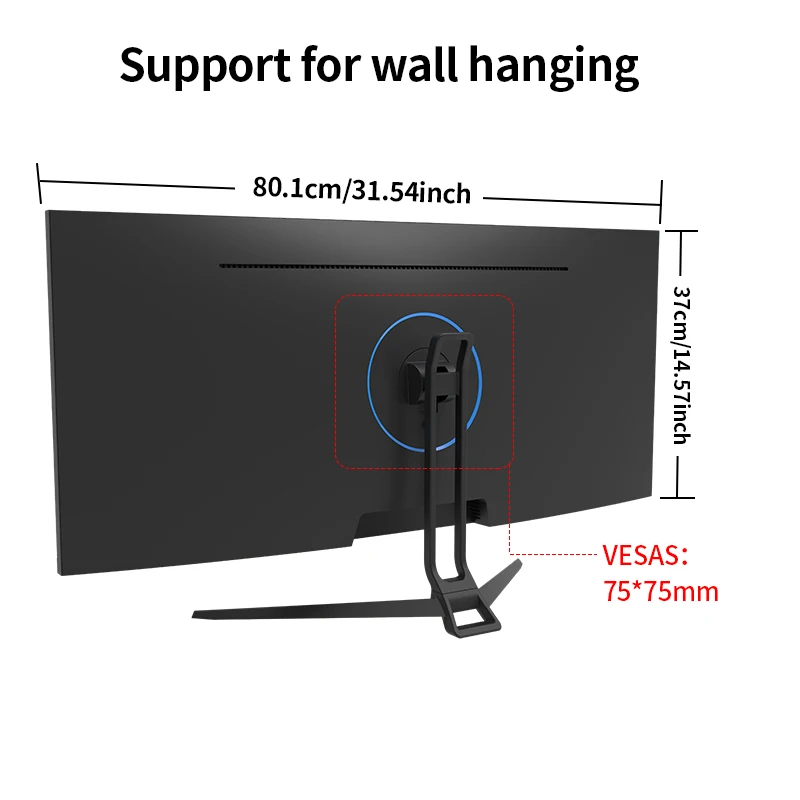 moniteur de jeu ultra large de 34 pouces, 120hz, panneau ips à vue directe, écran ultra large 21:9, résolution 2k (2560x1080), sans haut parleur intégré Moniteur de jeu ultra large de 34 pouces, 120Hz, panneau IPS à vue directe, écran ultra large 21:9, résolution 2K (2560x1080), sans haut-parleur intégré 2