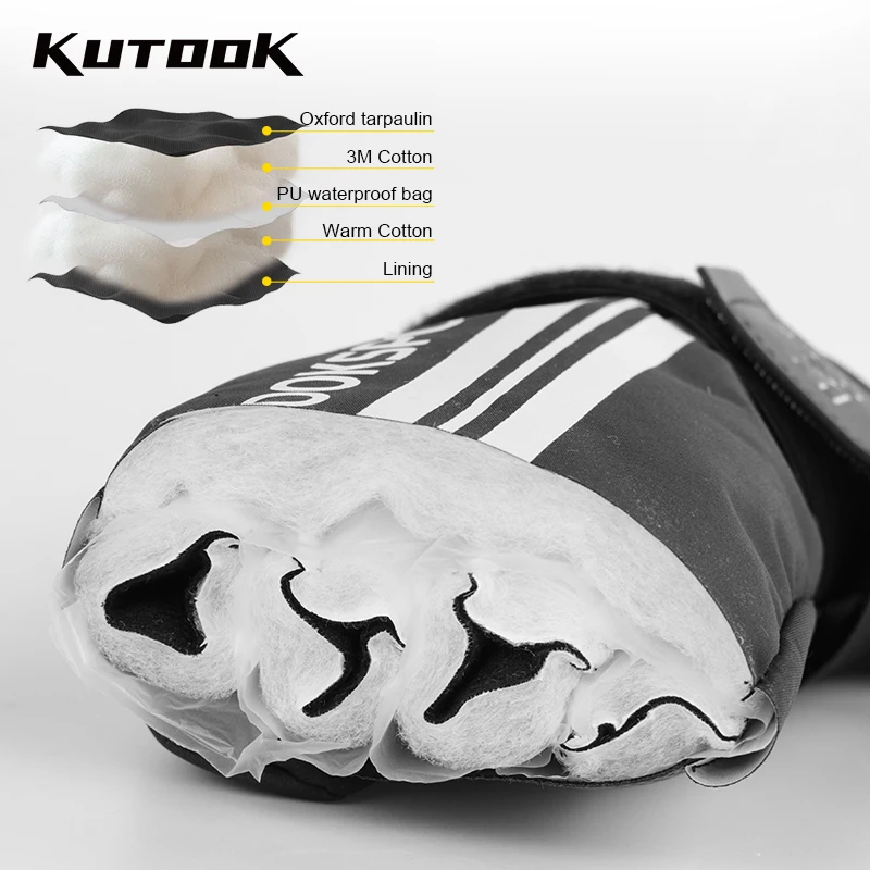 KUTOOK Ski Snow Gloves Mittens Winter Gloves for Men Women 3M C100 Insulation Waterproof Touchscreen Skiing Snowboard Gloves 2