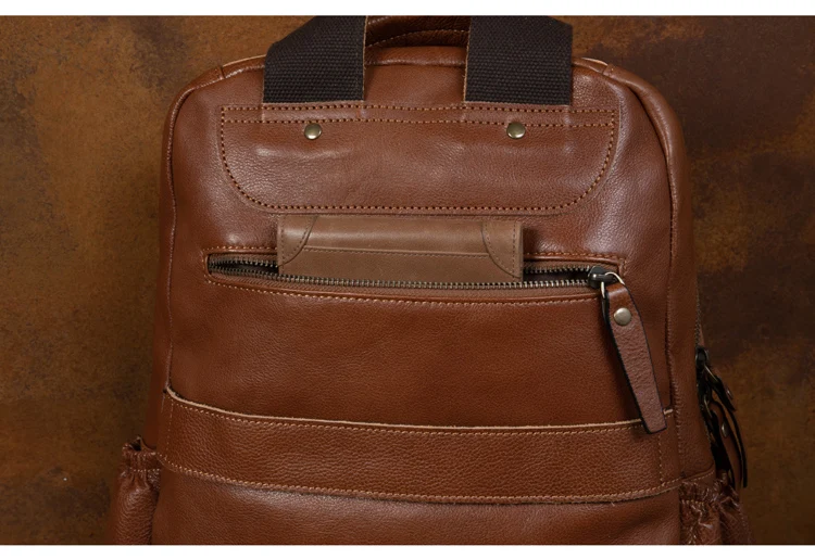 جلد المرأة في الهواء الطلق السفر على ظهره Vintage سعة كبيرة على ظهره حقيبة مدرسية للرجال على ظهره ل 15.6 بوصة حقيبة كمبيوتر محمول