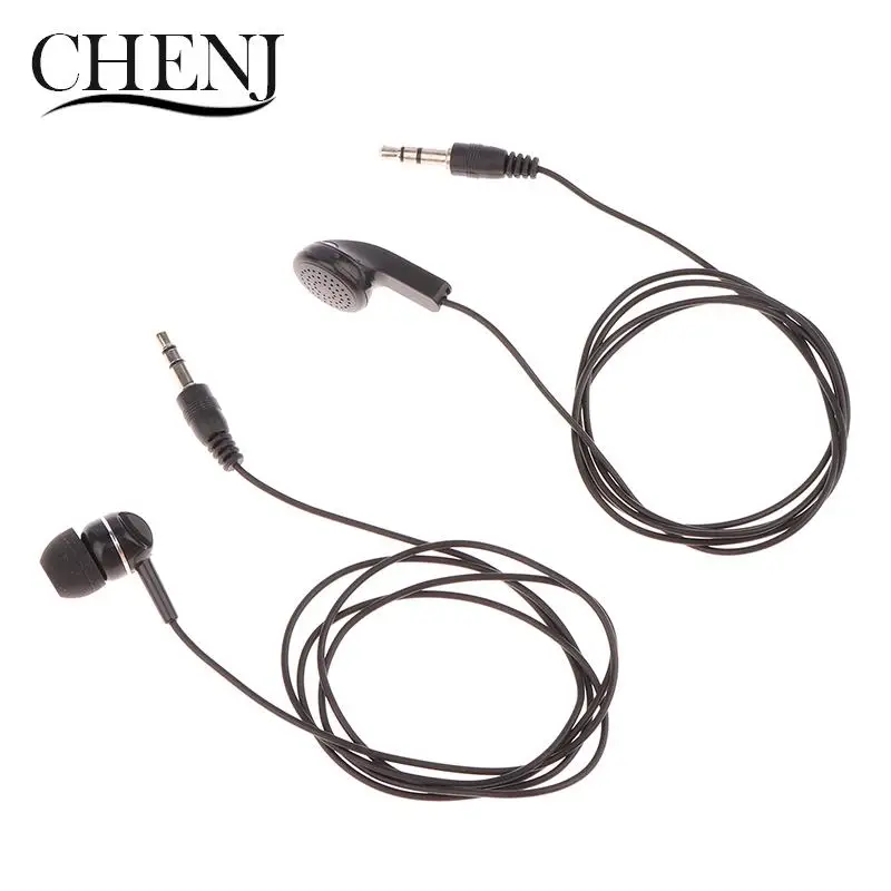 Earpiece 3.5mm Plug Single Side Headset Headphone Dual Channel Earphone for Laptop PC 1Pc wired headphones wired earbuds wired earphone wired headset