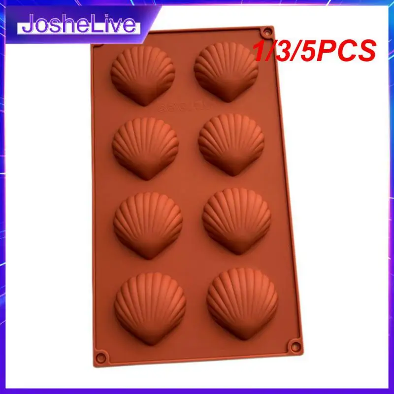 

1/3/5PCS Madeleine Pan Nonstick Silicone Madeleine Molds Shell Shape Baking Cake Mold Pan Bakeware Pan Kitchen Accessories
