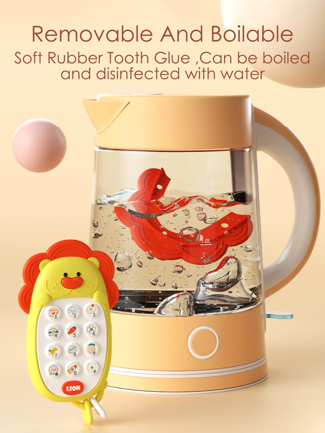 Children's Mobile Phone Toy Can Chew on Babies Early Education Toy Baby Model Music Travel Comfortable cell phone toy learning toys
