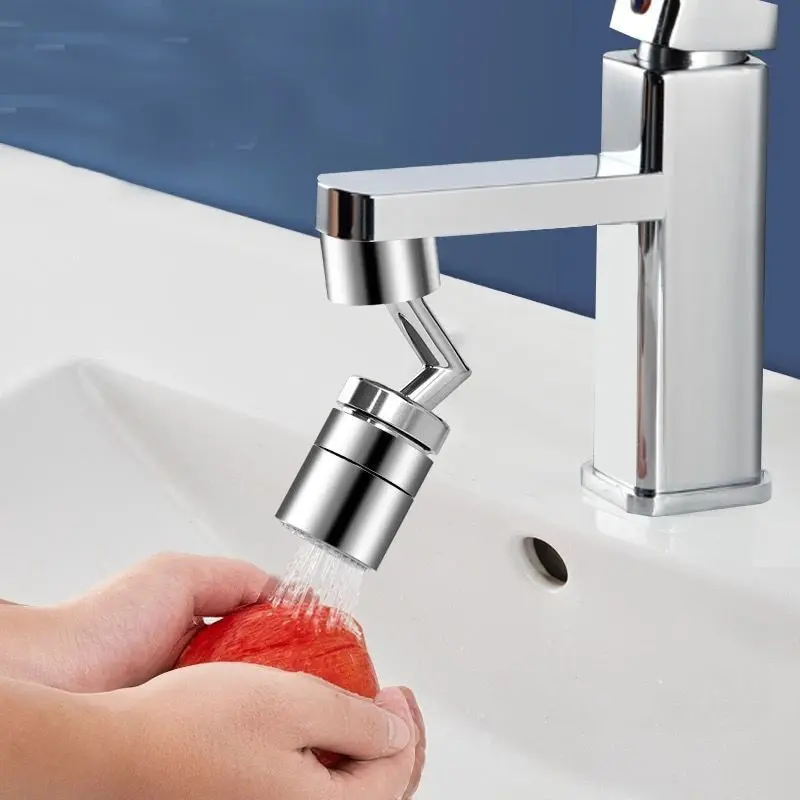 Faucet Extender Kitchen Faucet 720 Degrees Rotatable Spout Extension Spout Bubbler Universal Splash Proof