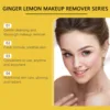 Kojic Acid Tumeric Cleansing Oil Kit Moisturizer Face Cleaning Sensitive Skin Care Products Shrink Pores Cleansing Face Care Oil 4