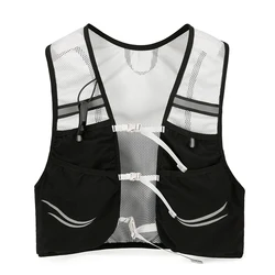 Ultralight Outdoor Hydration Vest for Trail Running, Cycling, and Hiking (Black)