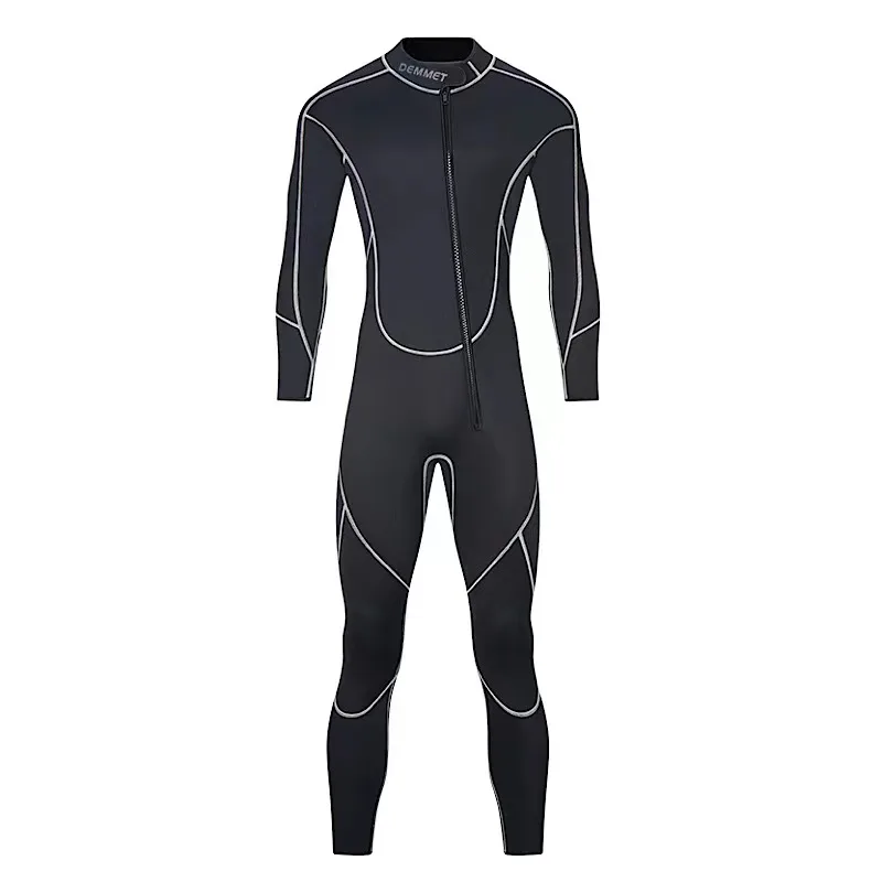 HOT Wetsuits Men 1.5MM Neoprene Diving Surfing Swimming Full Suits in Cold Water Keep Warm Front zipper for Water Sports 110KG 6