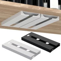Stemware Rack Punch Free Wine Glass Holder Under Cabinet Plastic Wine Glass Hanger for Kitchen Bar Restaurant 1