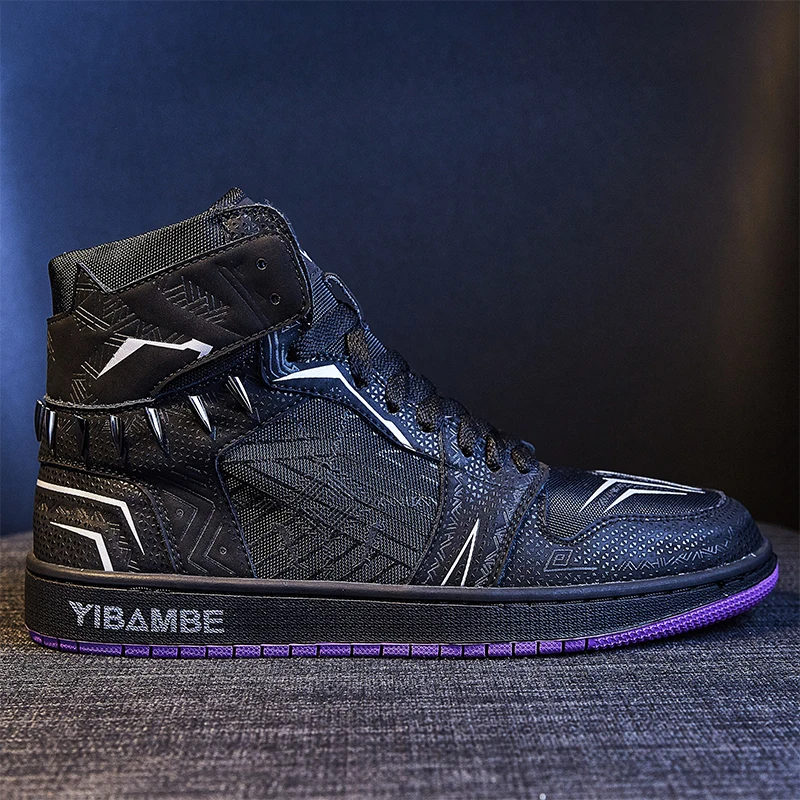 Marvel Black Panther Originele Ontwerp Tij Schoenen Nieuwe Sneakers Schoenen  Alle Wedstrijd Mannen Innerlijke Hoogte| | - AliExpress