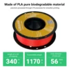 KINGROON 22LBS PETG or PLA filament 3D Printer Filament 10 Rolls 1KG 1.75MM Eco-Friendly Good Toughness Mix Color Free Shipping 2