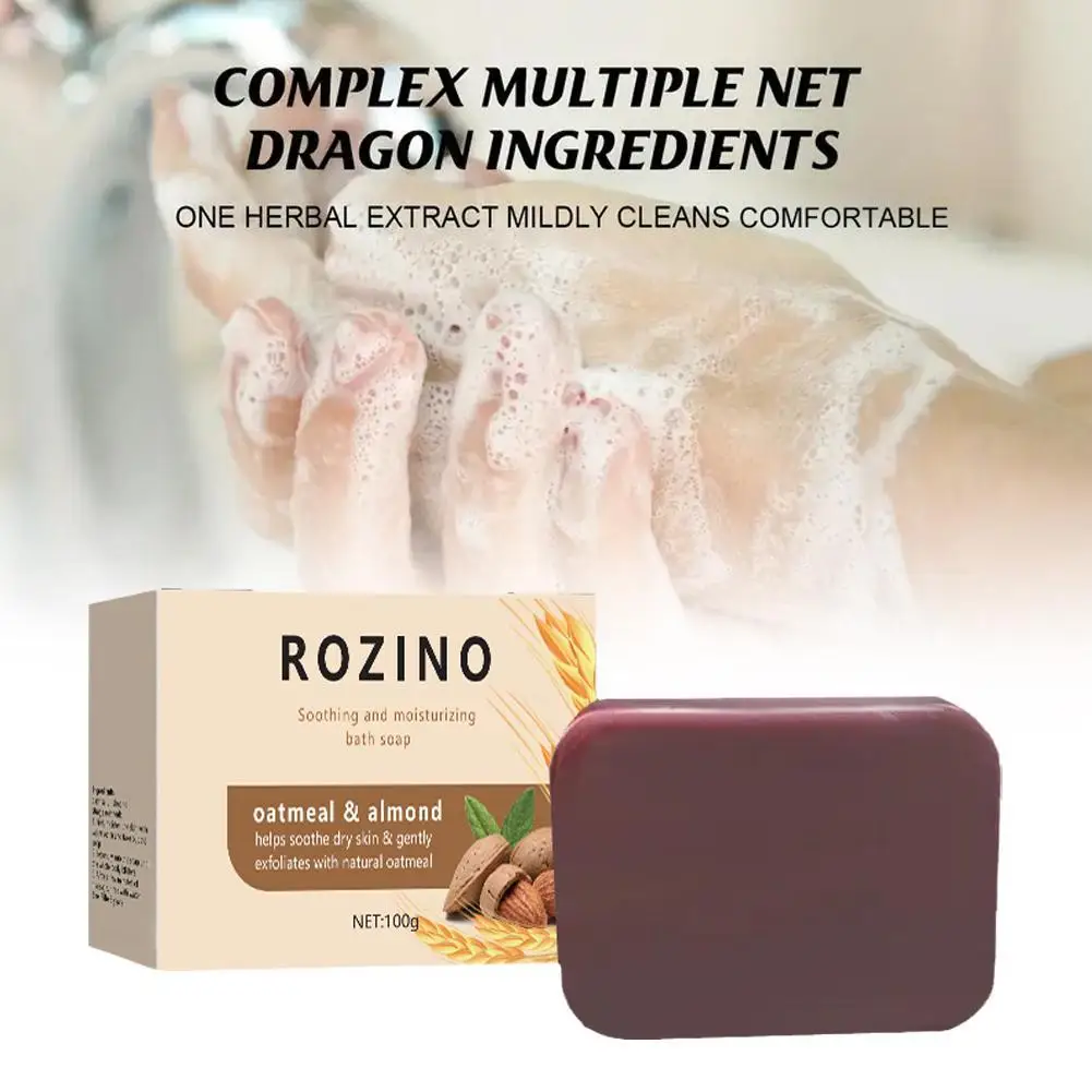 

Almond Soap Nourishing Cleansing Soap Moisturizing Almond Oat Bar Refreshing Soap Bar Facial Cleanser Brightening For All Skin T