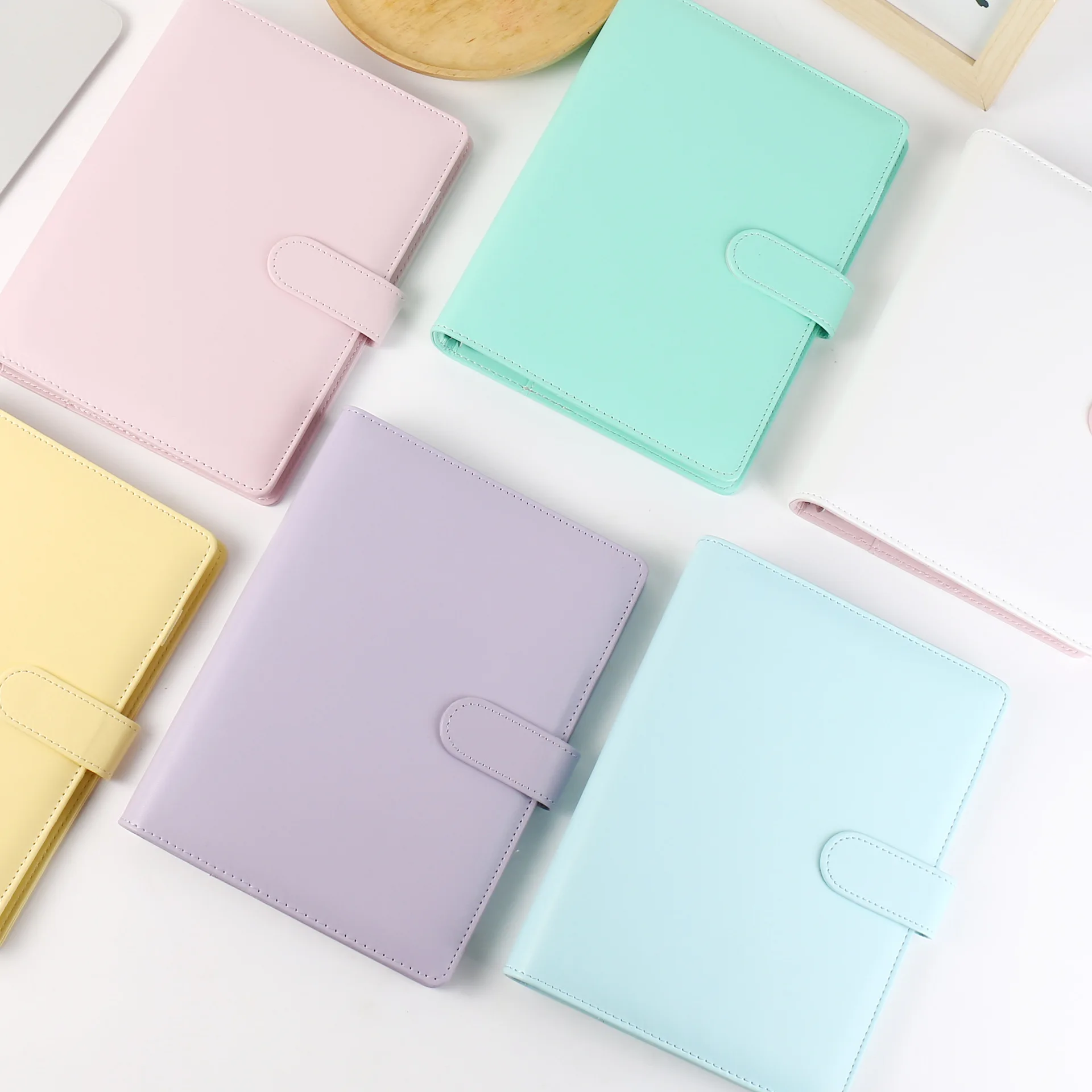 Colorful PU Leather Binder for Photocards and Planners