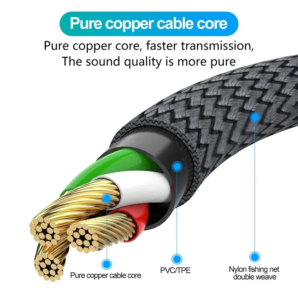 Versatile 3.5mm Car AUX Audio Cable