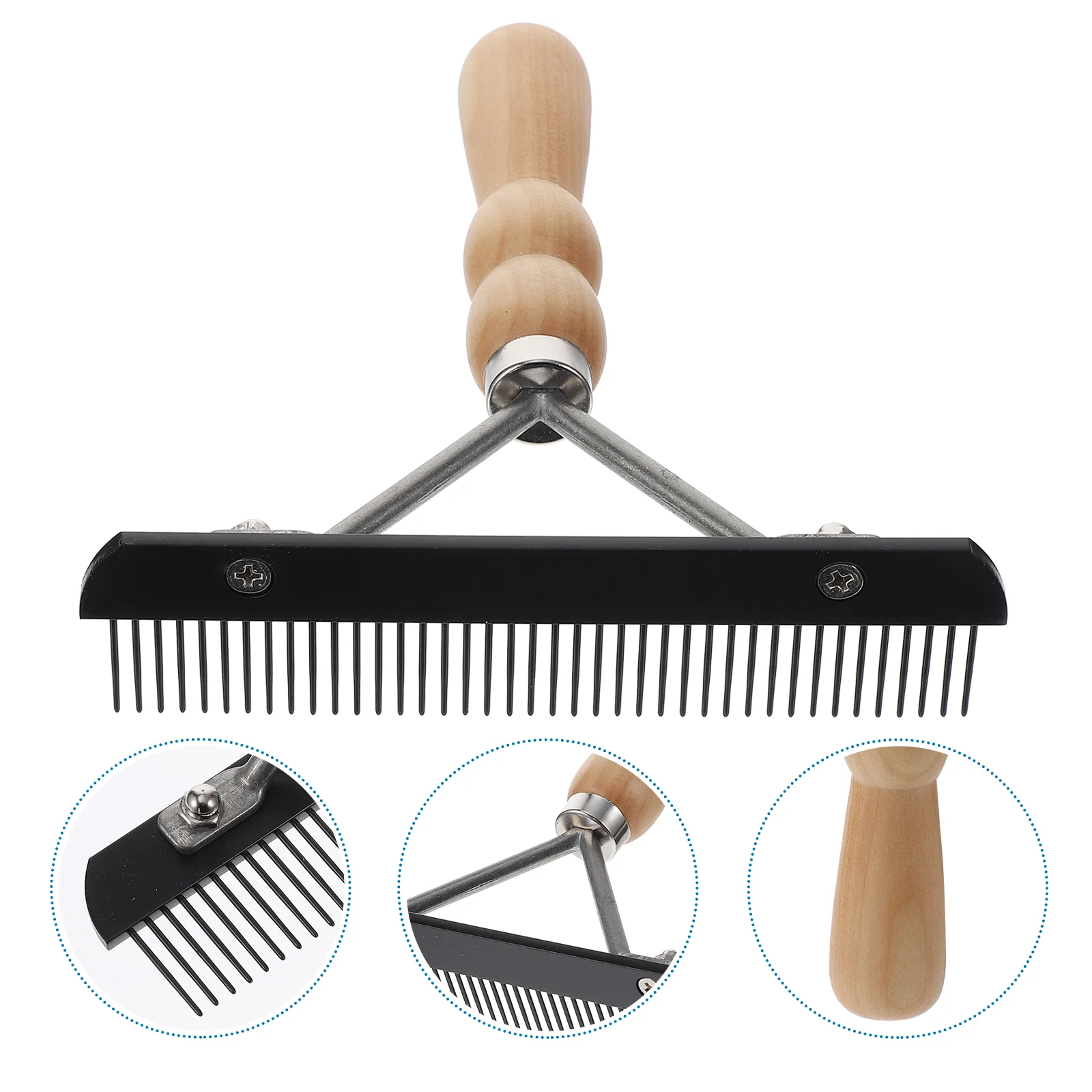 

Pet Grooming Comb Dog Dematting Comb Dog Rake Grooming Tool Shedding Brush