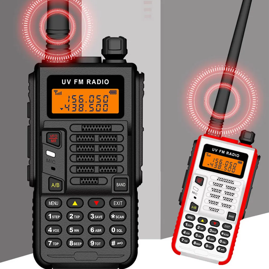 BAOFENG Walkie Talkie Portable UV-X5 plus High Powerful Handheld Transceiver USB Two Way Radio Hunting CB Radio Dengan UHF VHF 