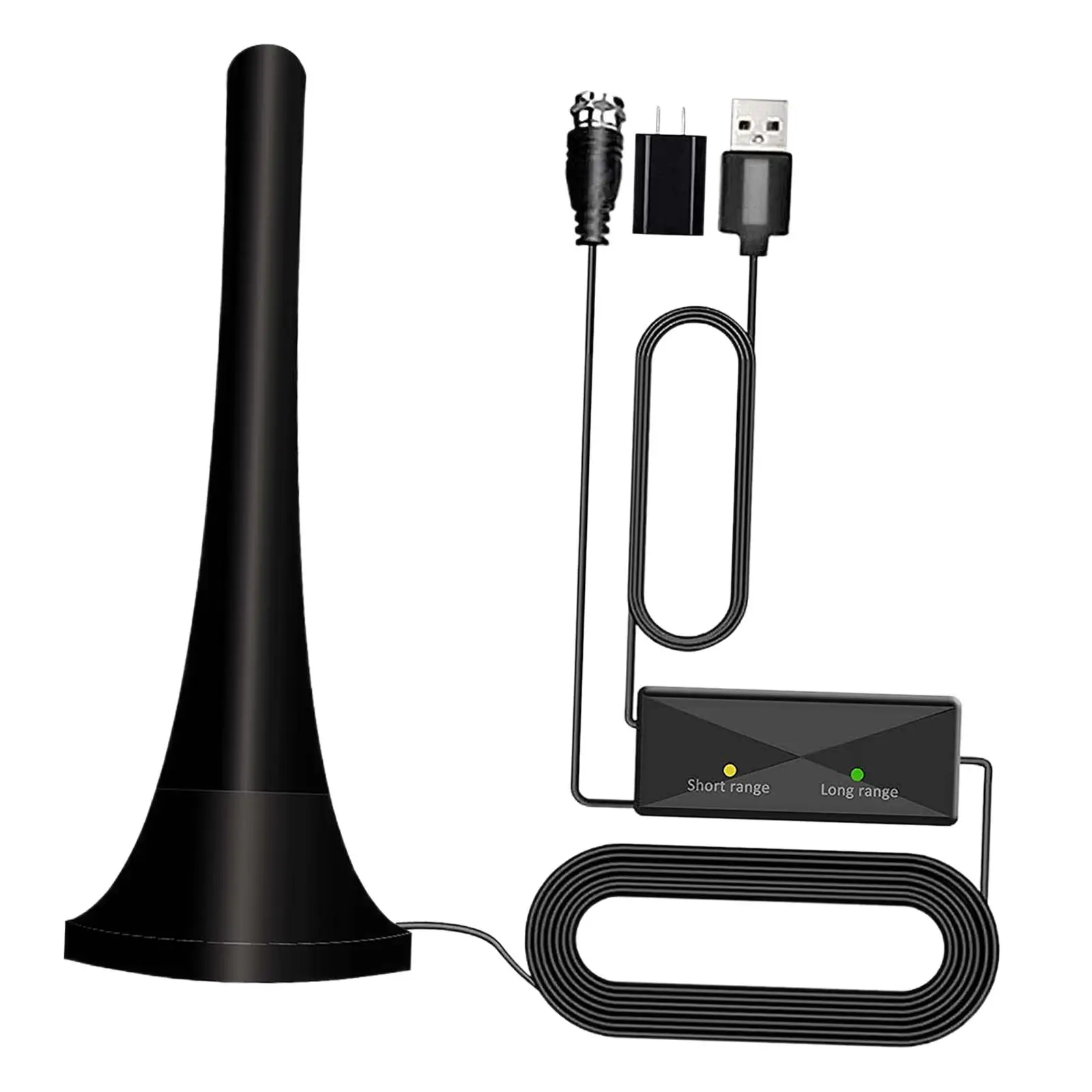

Digital TV Antenna Long Range Reception Indoor Outdoor for Local Channels