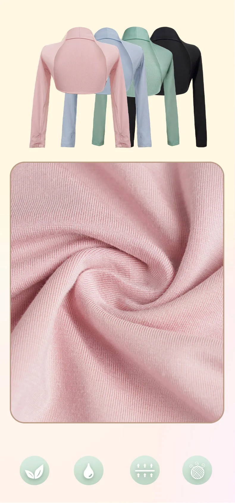 Mädchen-Ballett-Wickel-Cardigan, Schal, langärmelig, Tanz-Vertuschung für Kinder, kurze Winter-Tops, Übungskleidung, 3–14 Jahre – Detail 2