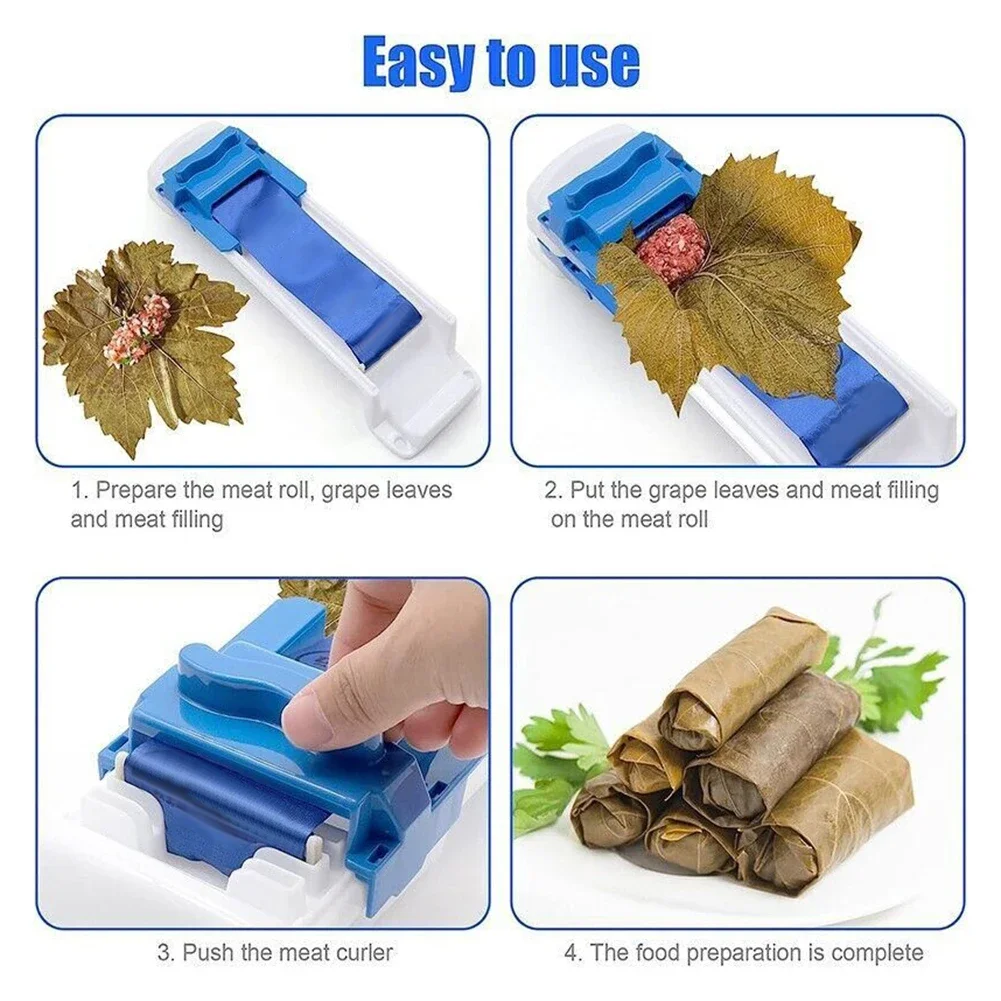 Convenience Perfect Roll Sushi Making Machine Magic Roller Meat and Vegetable Roller Stuffed Grape Cabbage Leaf Rolling Tool