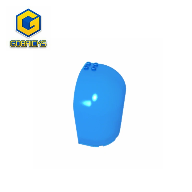 

Gobricks GDS-2137 Panel 6 x 6 x 9 Corner Convex with Curved Top compatible with lego 6002 Technical, Liftarm, Modified, Plate