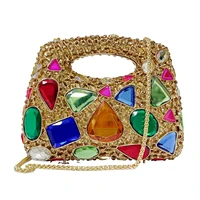 XIYUAN Crystal Clutch Purse Women Luxury Evening Bags Party Dinner Diamond Shoulder Bags Cocktail Rhinestone Handbags Gem Purses 1