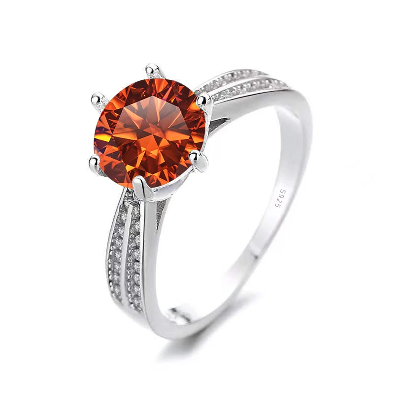 Tancise Original Bague en Argent Moissanite Diamant avec Certificat Fine Jewelry Bagues de Fiançailles de Mariage pour les Femmes_voghion.com