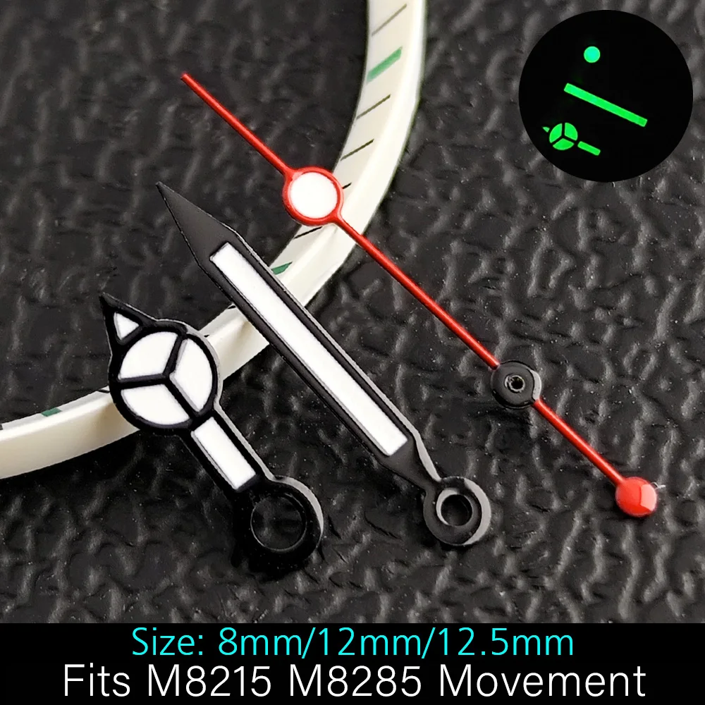 Luminous Green/Blue-Green Watch Hands - Premium Replacement Parts