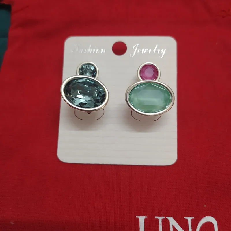 alloy bead UNO   earrings, Silver clasp, fashion, with logo, wholesale, new 2021, European fashion gift bracelet