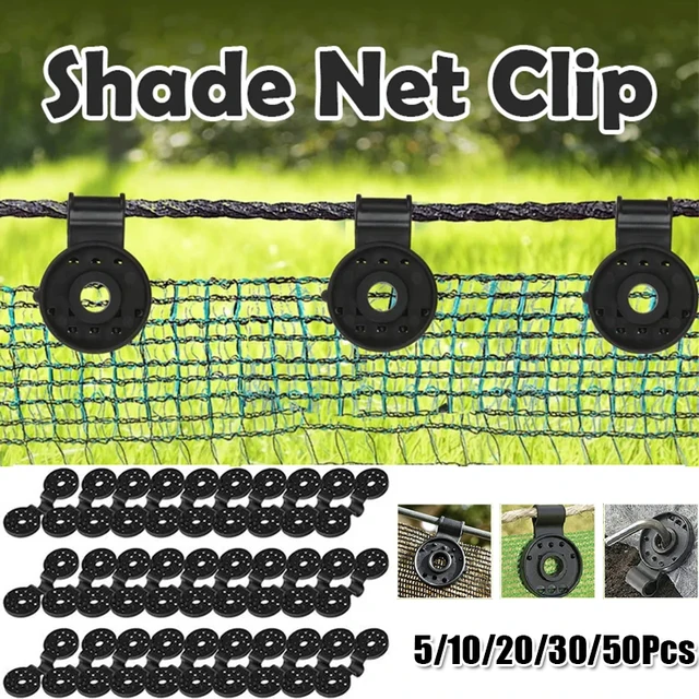 Árnyékszövet Nagy Teherbírású Reteszelés Újrahasznosítható Árnyékolókészlet Műanyag Klipek Üvegházhatású Árnyékoló Ruhák Rögzítse