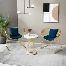 

Creative Designer Front Desk Round Coffee Tables chair leisure nordic Corner Table Living Room Sofa Side Table muebles chairs