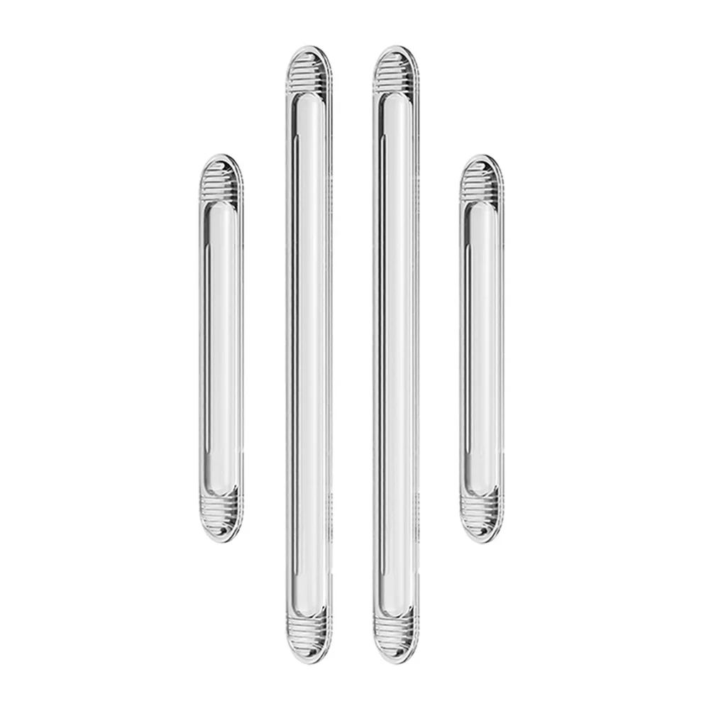 

4 Pcs Invisible Bumper Bumpers Car Strip Protector Clear Wall Guards for Silica Gel Refrigerator Door Garage