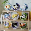 Mini Dog Cat panda raccoon Cute Pet Small Building Block Model Series Ornaments Children's Toy Christmas Birthday Gifts for Kids 2