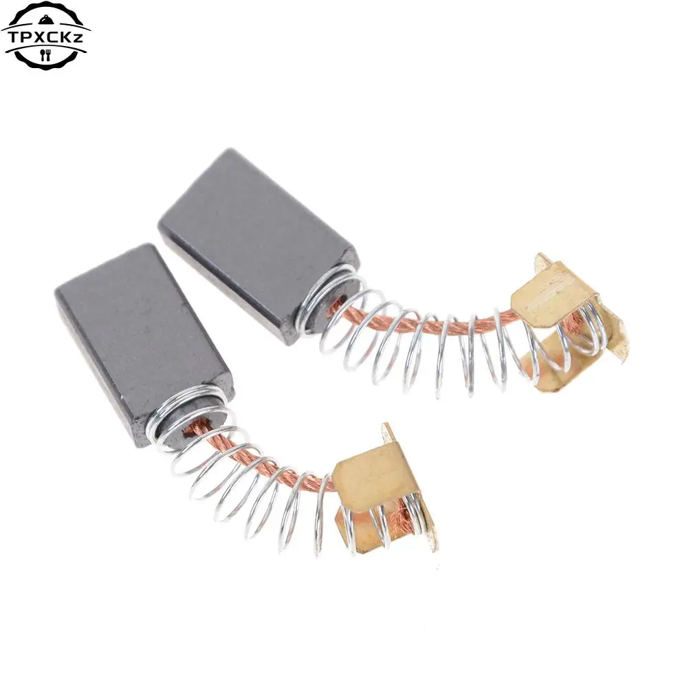 2Pcs 15 x 10 x 6mm Mini Drill Electric Grinder Replacement Carbon Brushes Spare Parts For Electric Motors Rotary Tool