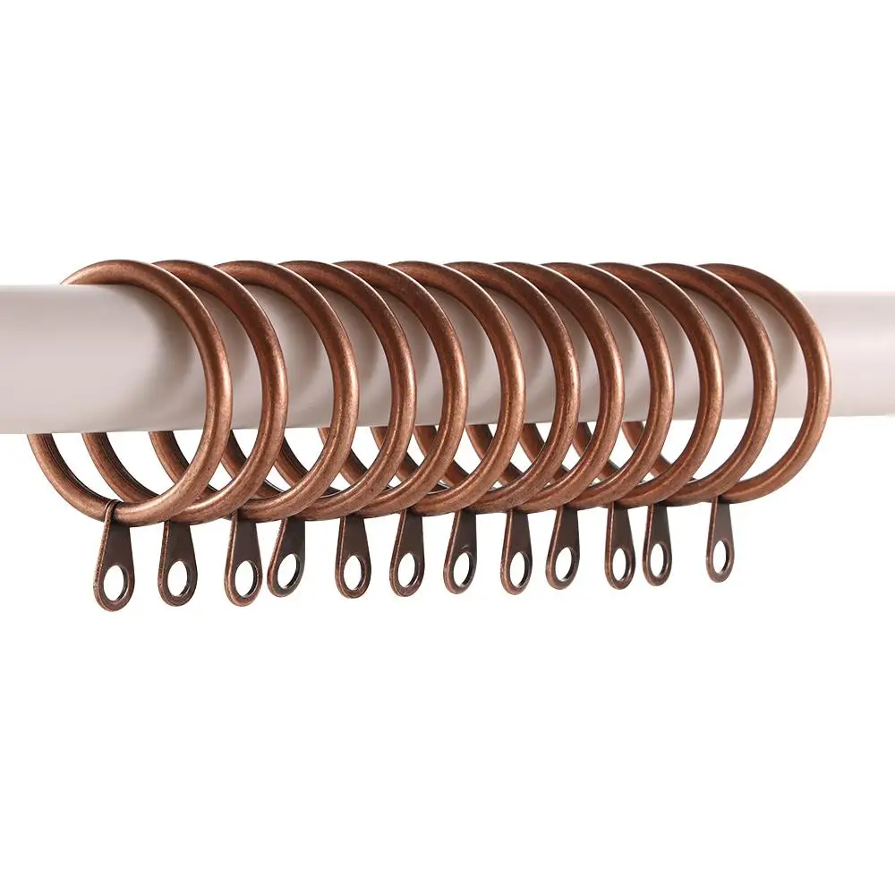 Home Heavy Duty Low Noise Practical Roman circle Curtain Rings Hanging Hooks For Curtains Rods