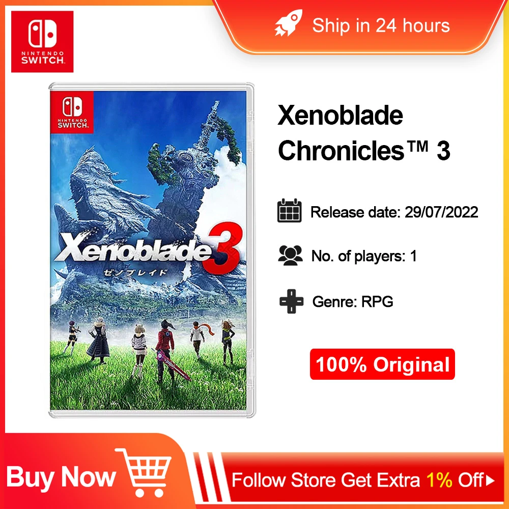 Xenoblade Chronicles 3 Nintendo Switch Role Playing Games Support Single  System 1 Player Tv Mode Tabletop Mode Handheld Mode - Game Deals -  AliExpress